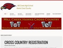 Tablet Screenshot of millcreekcrosscountry.com